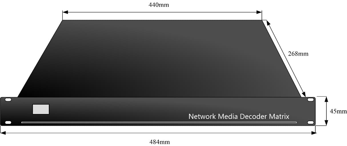 NM-3236 Network Video Decoder Matrix dimensions